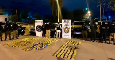 Mujer absuelta por la muerte de su pareja, detenida con 190 kilos de cocaína en Salta