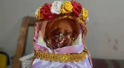 Misterio en Metán: la Virgencita volvió a llorar y nadie encuentra explicación