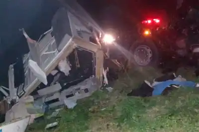 El dramático relato del camionero tras el choque en Ruta 14: "Pensamos lo peor"