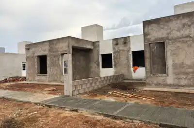 El sueño de la casa propia avanza: las 20 viviendas de Santa Rosa del Conlara ya superan el 70% de obra