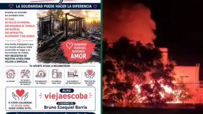 El fuego arrasó con su taller y ahora piden una mano para salir adelante