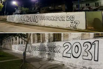 La respuesta que nadie esperaba en las paredes de Tucumán: tacharon el 2027 de Manzur