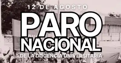 Paro docente universitario: ADIUNPA anuncia medida de fuerza y apunta contra Milei