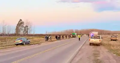 Tragedia en la Ruta 250: un trabajador murió tras ser embestido por una camioneta