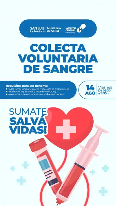 Un gesto que salva tres vidas: la nueva convocatoria del Hospital Central que no podés ignorar
