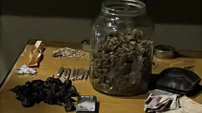 El insólito botín que hallaron en tres allanamientos en Caucete: droga, bicicletas y una réplica de arma