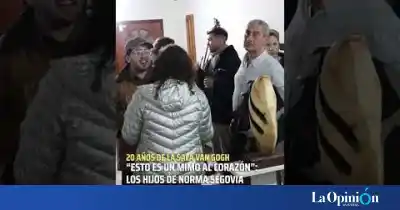 El emotivo homenaje a Norma Segovia que emocionó a sus hijos en la Sala Van Gogh
