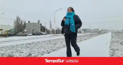 Alerta en Santa Cruz: el sábado llega la nieve y el frío no da tregua