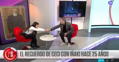 La emoción desbordó el estudio: Ceci Oriolani se reencontró con su ídolo Iñaki Urlezaga y revivieron el momento que los unió hace 25 años