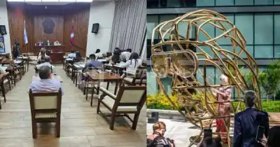 La escultura de Marta Minujún que ya luce en Salta y el Concejo debe aprobar