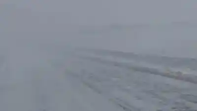 Ruta 43: el tramo que quedó bloqueado por la nieve y el viento