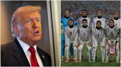 Trump se mete en la polémica: Ofrece asilo a las futbolistas iraníes y lanza una advertencia escalofriante