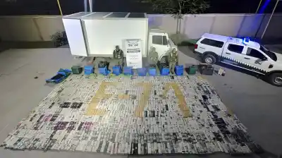 El doble fondo que escondía un cargamento ilegal en la RP 307