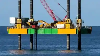 La plataforma que marcará un antes y un después ya está en el mar de Río Negro