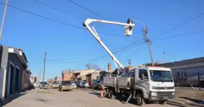 Arrancó el recambio de luminarias LED en Río Gallegos: ¿qué zonas quedaron a oscuras?