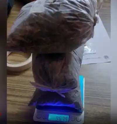 Operativo en Laprida: el sospechoso con una mochila que escondía un cargamento de marihuana