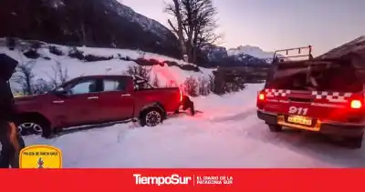 La nieve los sorprendió en la Ruta 41: el momento del rescate que terminó en alivio