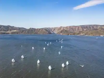 El lago San Roque se convierte en el escenario del Sudamericano de Vela