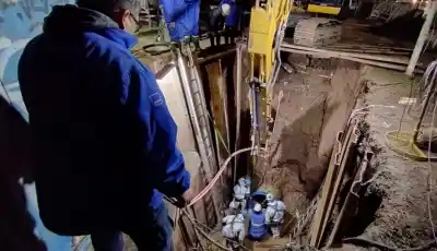 Temperley: tras reparar una cañería clave, el agua vuelve de a poco
