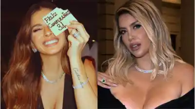El detalle en el vestido de China Suárez que reavivó una vieja polémica con Wanda Nara