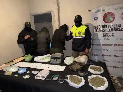 Cayó el dealer prófugo: encontraron droga, plata y una máquina de contar billetes