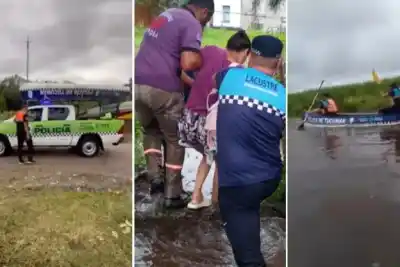 Emergencia en el Este: Así usan lanchas y 4×4 para rescatar a familias atrapadas por el agua