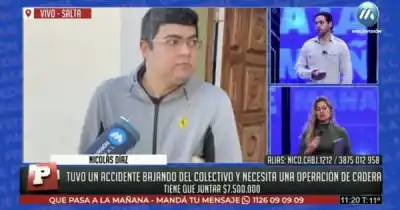 El drama de Nicolás: necesita $7,5 millones para volver a caminar y la ART le dijo que no