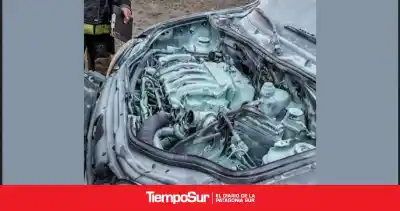 El conductor que apagó las llamas: así evitó una tragedia en la Ruta 43