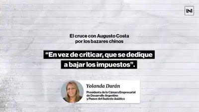 Bazares chinos contra Costa: "Que baje los impuestos antes de criticar"