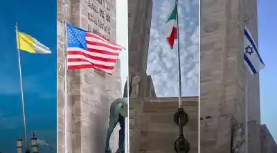Polémica en el Concejo: quieren que solo la bandera argentina ondee en el mástil escolta del Monumento