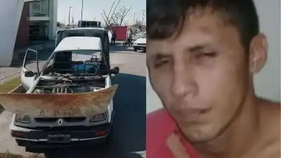 Le prendió fuego el auto a su exsuegro: el acusado tiene tres condenas previas y quedó detenido