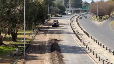 Las máquinas ya están sobre la Circunvalación: así se ve la primera etapa de la megaobra