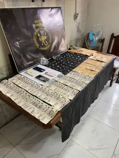 Cocaína y $450 mil en efectivo: el hallazgo en un allanamiento que sacudió al barrio Mariano Moreno