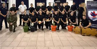Refuerzan la seguridad en Eldorado: los nuevos efectivos ya saben cómo salvar vidas