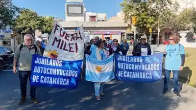 Jubilados catamarqueños en pie de guerra: repudio total a Jalil y a la llegada de Caputo