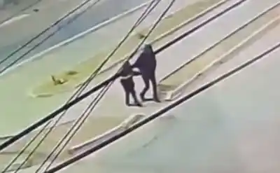 Un auto se subió a la vereda y atropelló a una madre y su hijo: la desesperada maniobra para salvar al nene