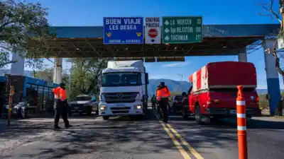 El operativo en El Portezuelo que terminó con varios camiones secuestrados