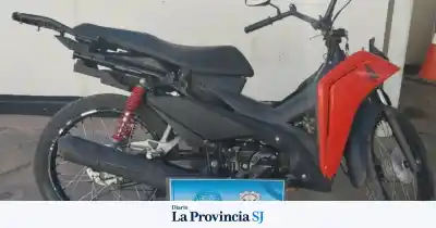 Una moto robada en abril apareció en Pocito: el detalle que delató al conductor
