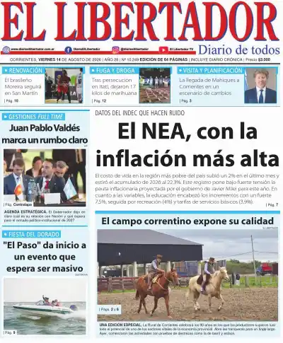 La tapa y contratapa de este viernes ya está en la calle: ¿qué dice el diario?