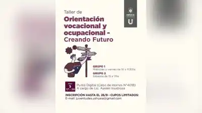 Última oportunidad para jóvenes de Ushuaia: así podés anotarte en el taller que define tu futuro