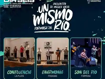Tres provincias, un mismo río de voces: así será el encuentro musical que une a Formosa con Misiones y La Plata