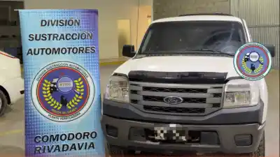 Hallaron una camioneta con pedido de secuestro en plena agencia de Comodoro