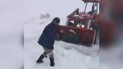 Caminó 7 km entre la nieve por una descompensación: la odisea de un criancero para volver a su puesto