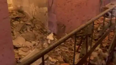 Impacto directo en la frontera: el misil que convirtió una residencia estudiantil en escombros