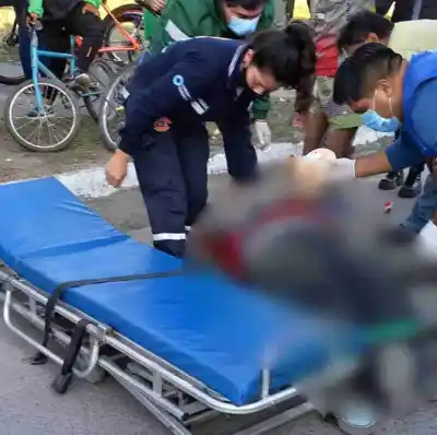 Un herido en Monteros al chocar una moto y un auto