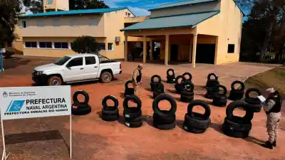 El cargamento que venía de Salta y terminó en manos de la Prefectura