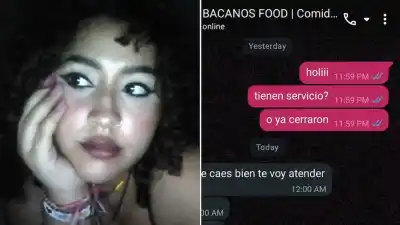 Una joven pidió comida casi a la medianoche y la respuesta del local la dejó sin palabras