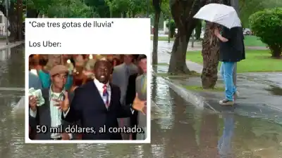 Lluvias en Santiago: El inesperado fenómeno que se apoderó de las redes y nadie vio venir