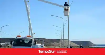 Renovación lumínica en Santa Cruz: 15 mil LED y una costanera que estrena imagen