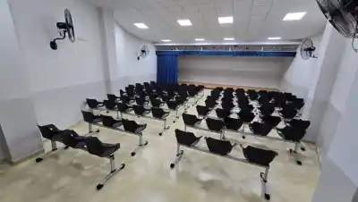 Con un auditorio renovado, el CET 6 de Viedma se prepara para recibir obras de teatro